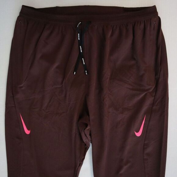 Nike DM4615-227 Men's Sz L Brown Dri-FIT ADV AeroSwift Racer Running Pants - Picture 5 of 11
